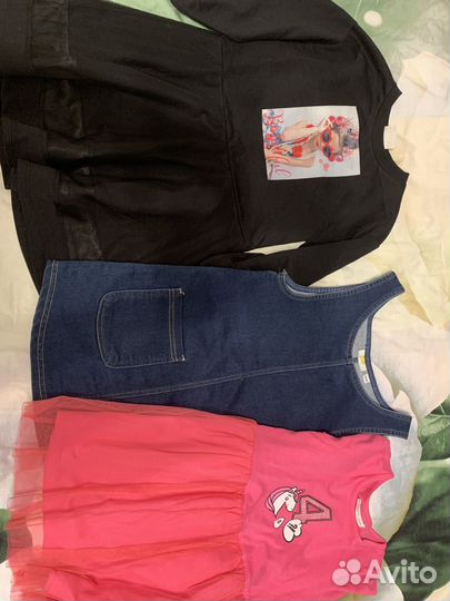 Детские вещи пакетом для девочек 110 122