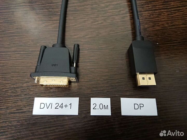 Кабель видео Hdmi, DP, mini DP, Dvi, Vga