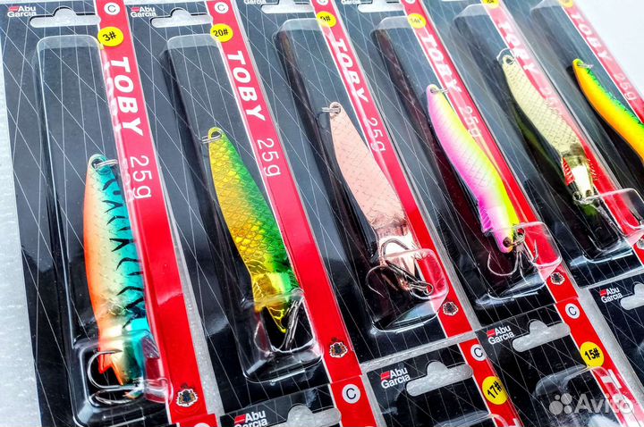Блесна Abu Garcia Toby 25 г. Лосось, щука 12 цвет