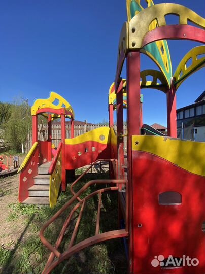 Детский игровой комплекс уличный бу + карусель