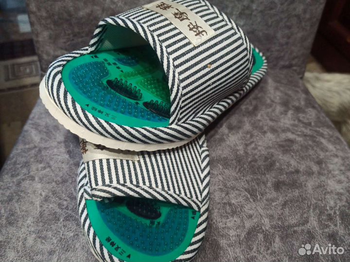 Массажные тапочки с магнитами Ши-ацу