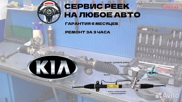 Рулевая рейка киа соренто kia sorento