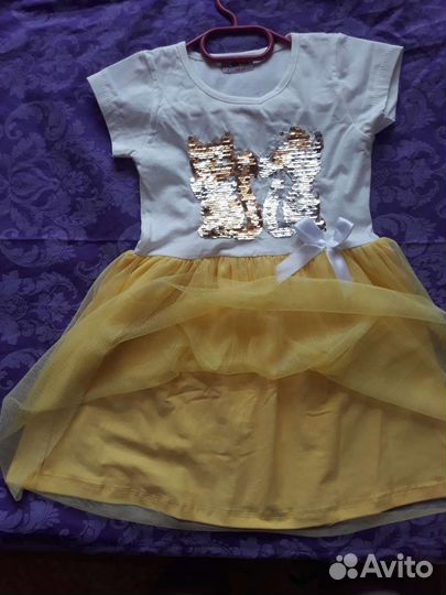 Платье для девочки 122-128