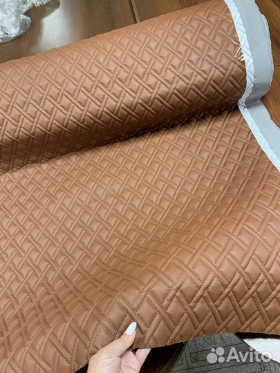 Стеганная экокожа турция