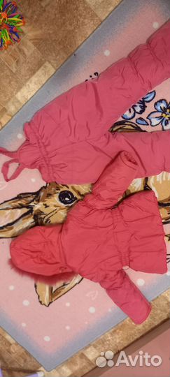 Зимний костюм для девочки 98-104