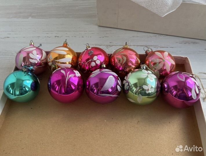 Ёлочные шарики СССР