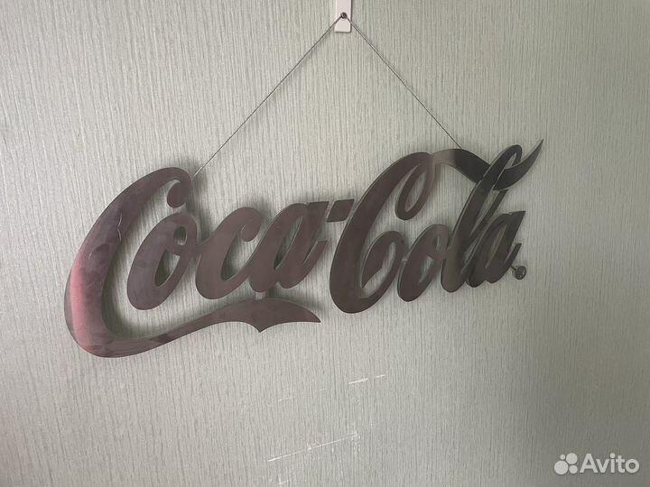 Вывеска coca-cola светильник