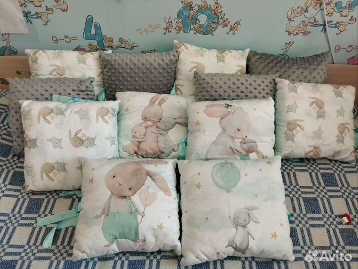 Бортики в детскую кроватку