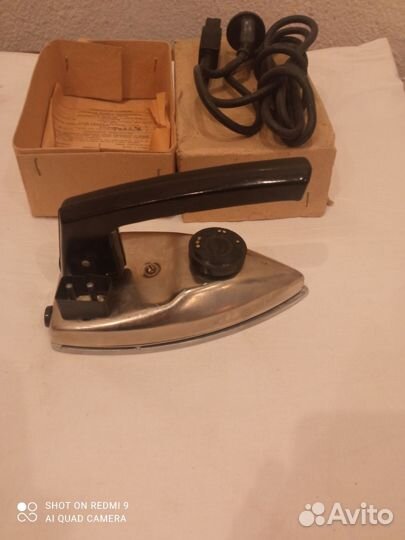 Электрический утюг мини СССР новый
