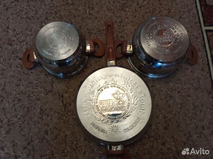 2 Кастрюли и 1 сковородка. Peterhof