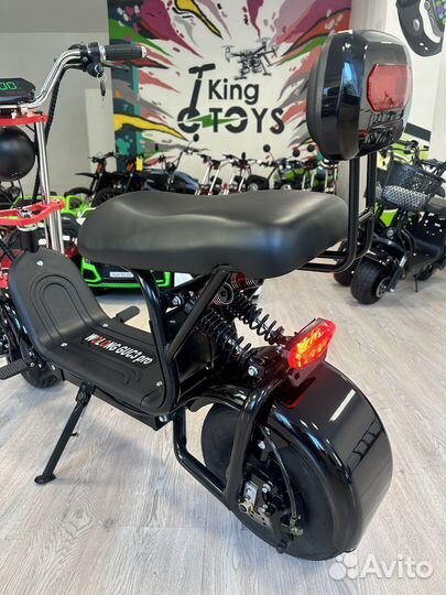 Электроскутер Wolong C3 Pro 1000W 15Ah