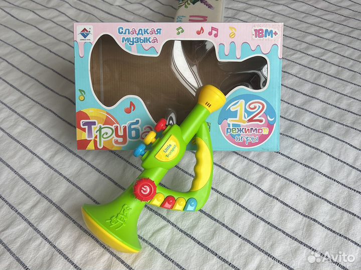 Детская музыкальная труба новая