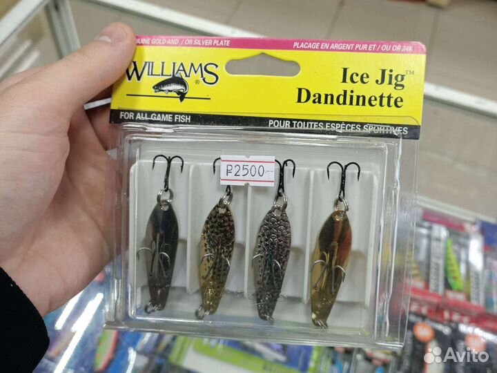 Блесна Williams набор Ice Jig 50. 4шт