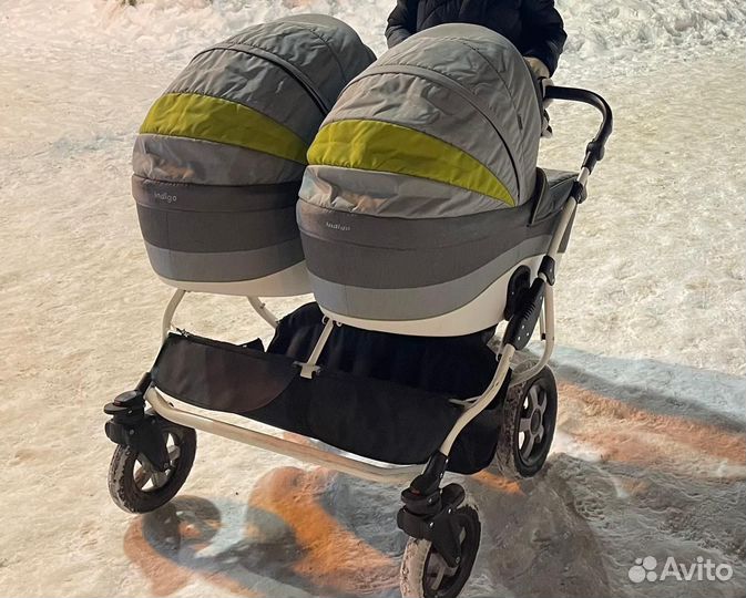 Коляска для двойни 2 в 1