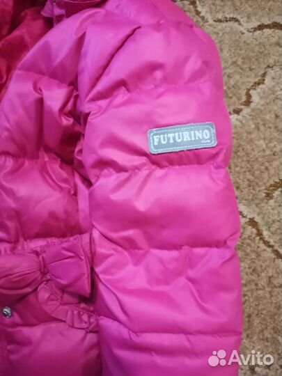 Зимняя (демисезонная) куртка на девочку 98