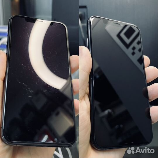 Полировка дисплея iPhone / полировка Apple Watch