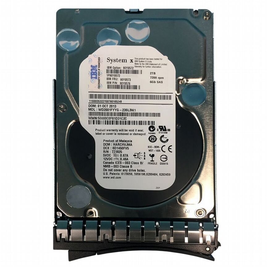 [90Y8576] Жесткий Диск Ibm 2tb 7200 Sas 3,5" Hdd 90y8576