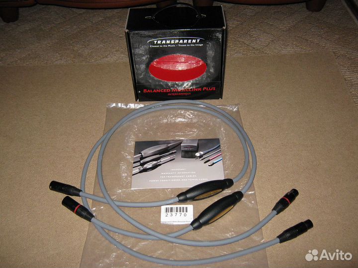 Transparent MusicLink Plus Balanced XLR 1.5 m