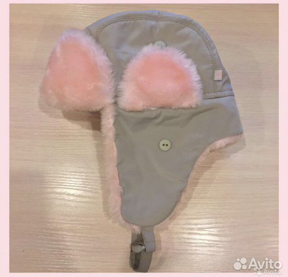 Шапка ушанка для девочки