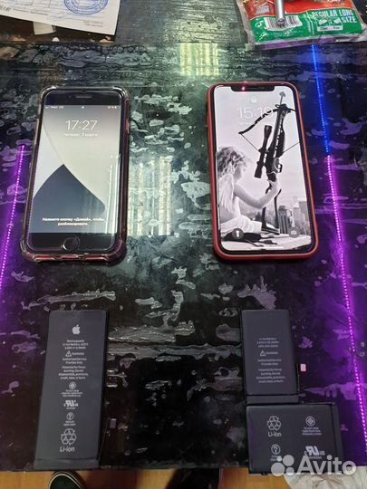 Замена батареи на iPhone/Android