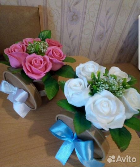 Букеты из мыла ручной работы