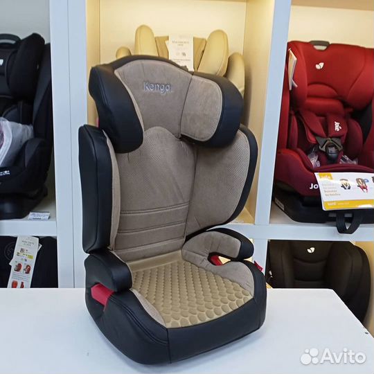 Автокресло 15-36кг Kenga Master широкое Кофе