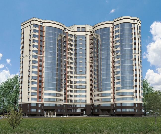 1-к. квартира, 52,4 м², 3/17 эт.