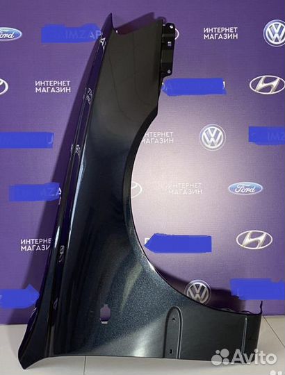 Крыло правое Accent черное