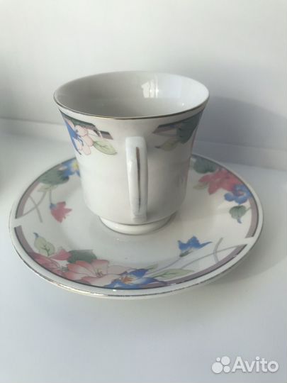 Набор посуды, чайная пара, сахарница, молочник