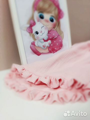 Муслиновый плед покрывало