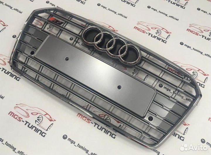 Решетка на Audi A7 14-17 гг. в стиле S7 дизайн