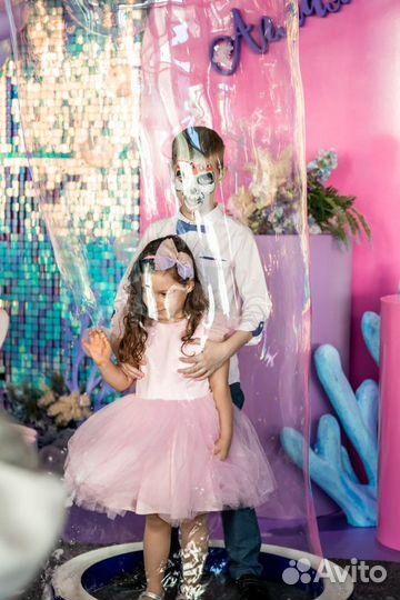 Шоу мыльных пузырей для детей