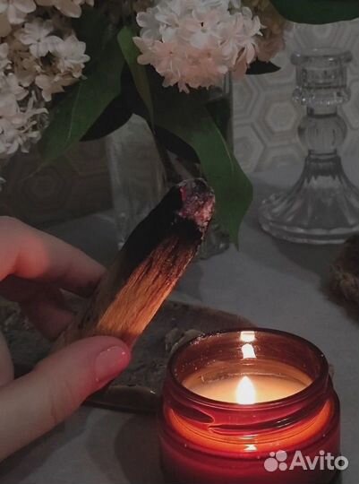 Свечи ручной работы из кокосового воска массажные