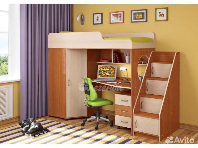 Кровать чердак