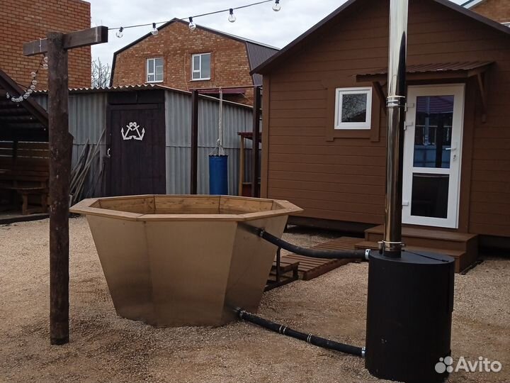 Баня на дровах с Чаном