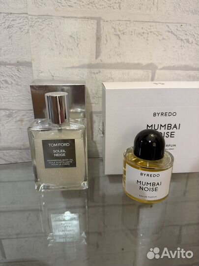 Tom ford soleil neige, Byredo Mumbai Noise