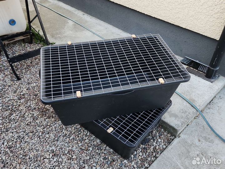 Брудер. Ящик для перевозки, Кормушка