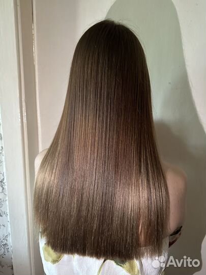 Кератиновое выпрямление волос