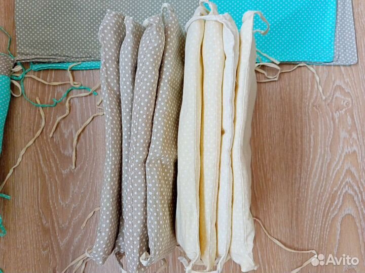 Постельное бельё в детскую кроватку с бортиками