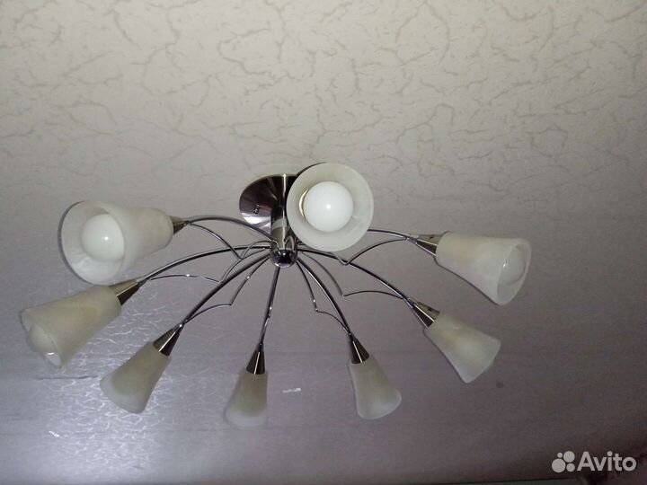 Люстра потолочная бу