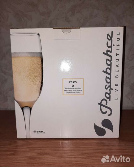 Бокалы 6 штук новые