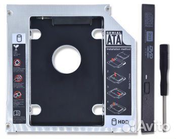 Адаптер оптибей tishric TSR002 SATA dvd 9,5 mm to