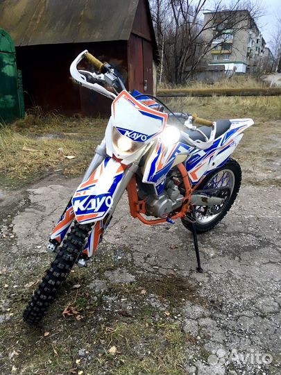 Кроссовый мотоцикл 250 kayo k1