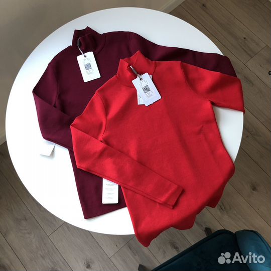Водолазка винная бордовая М новая lichi