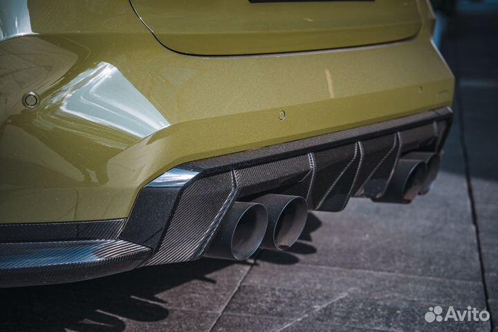 Карбоновый диффузор BMW M4 G82 сухой карбон