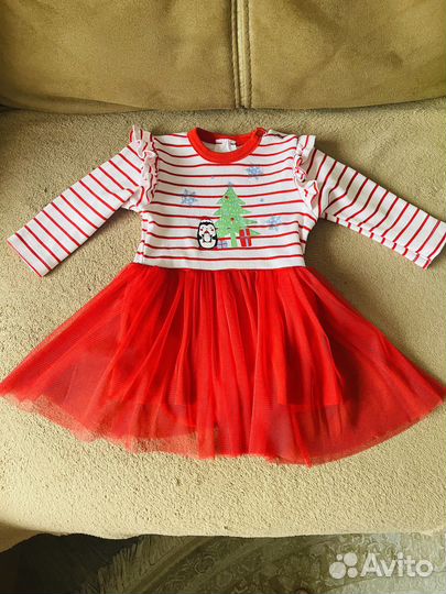Платье боди для девочки 62 68