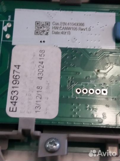 Панель управления стиральной машины candy с платой