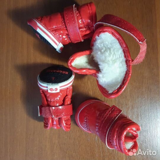 Сапожки зимние для собак. Размер 1