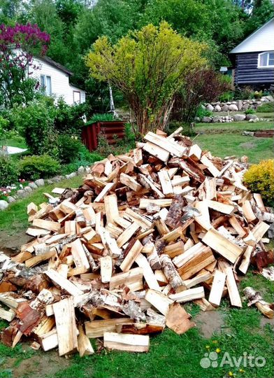 Дрова в укладку любого объема Березовые в Выборге