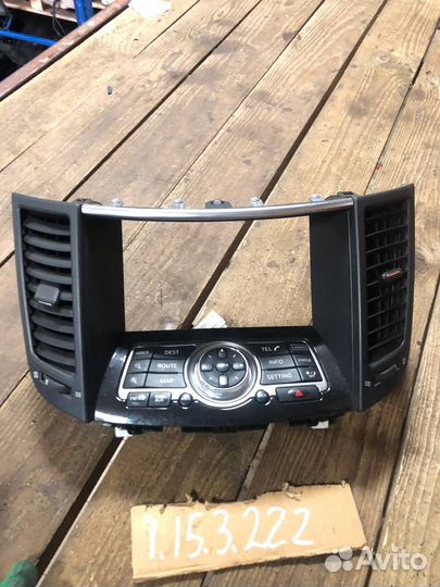 Панель управления дисплеем Infiniti FX 37